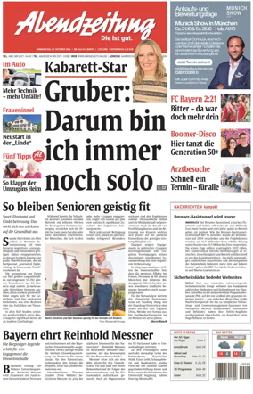 Cover of Abendzeitung Munchen