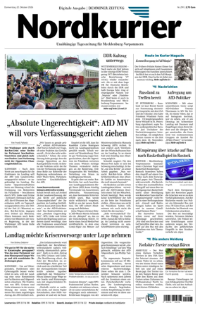 Cover of Demminer Zeitung