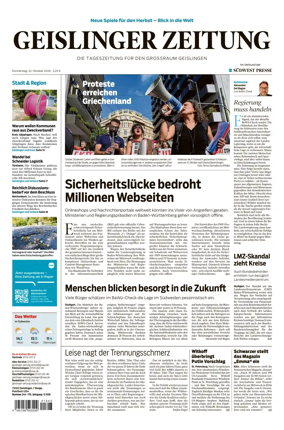 Cover of Geislinger Zeitung