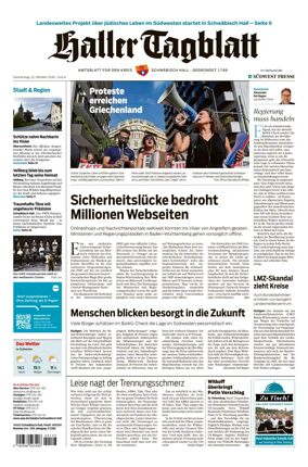 Cover of Haller Tagblatt