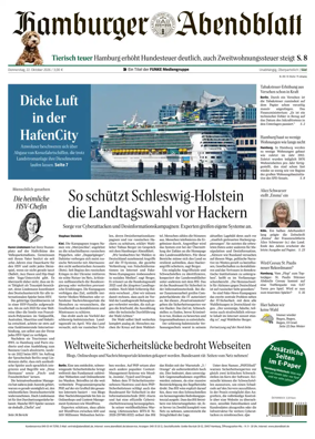 Cover of Hamburger Abendblatt (Harburg)