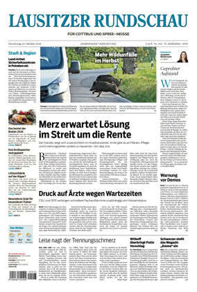 Cover of Lausitzer Rundschau
