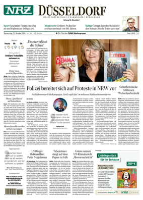 Cover of Neue Rhein Zeitung (Dusseldorf)