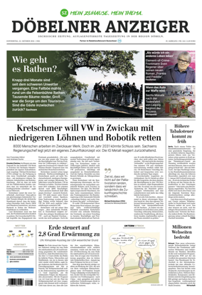 Cover of Sachsische Zeitung (Dobeln)