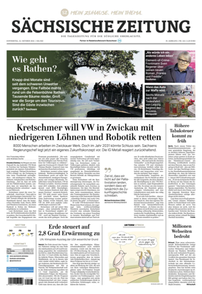 Cover of Sachsische Zeitung (Lobau-Zittau)