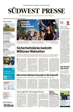 Cover of Sudwest Presse
