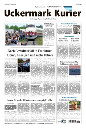 Cover of Templiner Zeitung