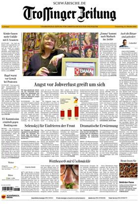 Cover of Trossinger Zeitung