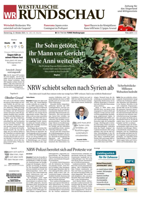 Cover of Westfalische Rundschau (Siegen)