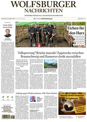 Cover of Wolfsburger Nachrichten (Wolfsburg-Gifhorn)