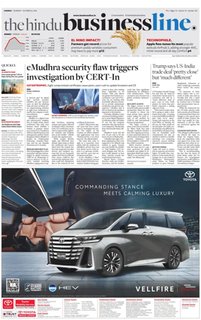 Cover of BusinessLine (Chennai)