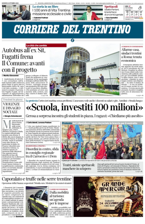 Cover of Corriere del Trentino