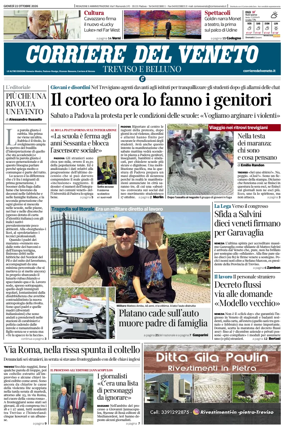 Cover of Corriere del Veneto (Treviso e Belluno)