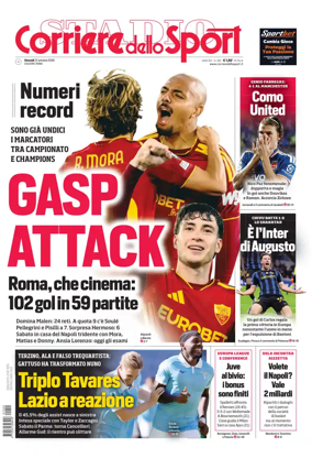 Cover of Corriere dello Sport (Lazio)