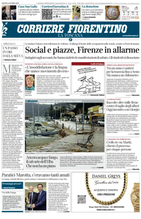 Cover of Corriere Fiorentino