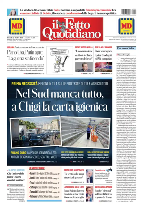 Cover of Il Fatto Quotidiano