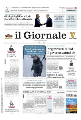 Cover of Il Giornale (Italy)