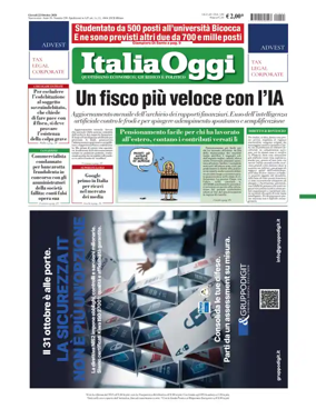 Cover of ItaliaOggi