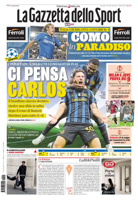 Cover of La Gazzetta dello Sport - Roma