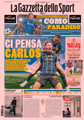 Cover of La Gazzetta dello Sport