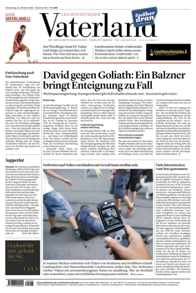 Cover of Liechtensteiner Vaterland