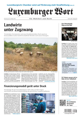 Cover of Luxemburger Wort