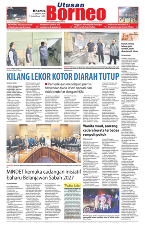 Cover of Utusan Borneo (Sabah)