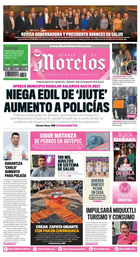 Cover of Diario de Morelos