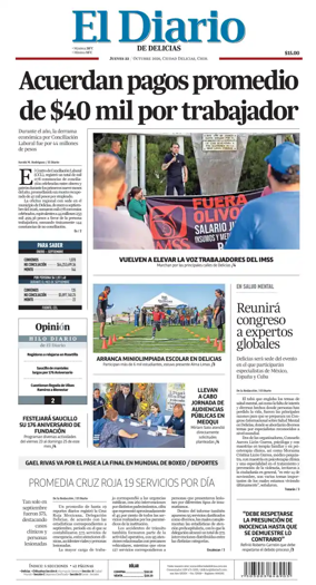 Cover of El Diario de Delicias
