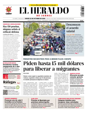 Cover of El Heraldo de Juarez