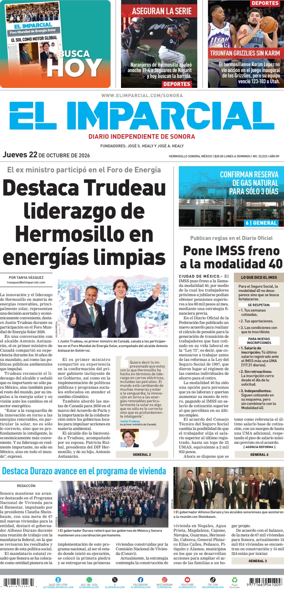 Cover of El Imparcial