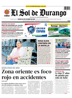 Cover of El Sol de Durango