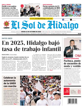 Cover of El Sol de Hidalgo