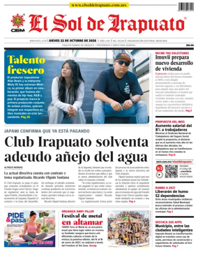 Cover of El Sol de Irapuato