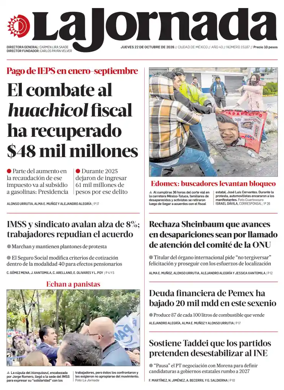 Cover of La Jornada