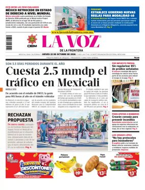 Cover of La Voz de la Frontera