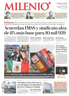 Cover of Milenio Tamaulipas