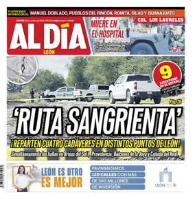 Cover of Periodico Al Dia (Leon)