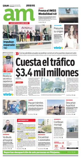 Cover of Periodico AM (Leon)