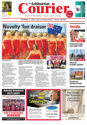 Cover of Ashburton Courier