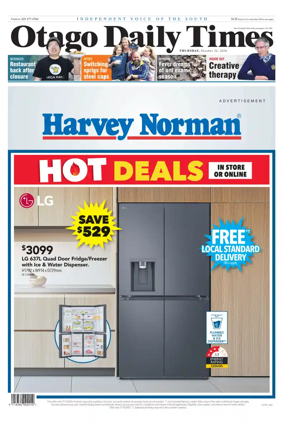 Cover of Otago Daily Times