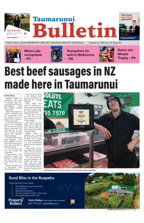 Cover of Taumarunui Bulletin