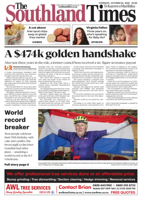 Cover of The Southland Times