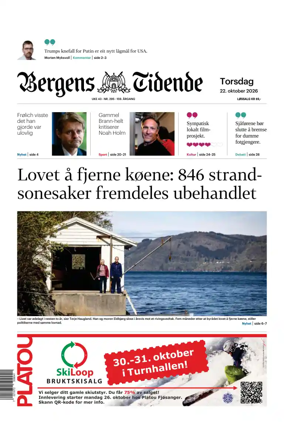 Cover of Bergens Tidende
