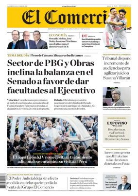 Cover of Diario El Comercio