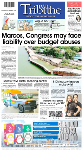 Cover of Daily Tribune (Philippines)