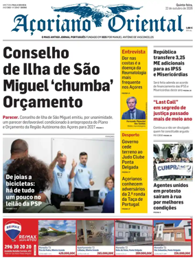 Cover of Acoriano Oriental