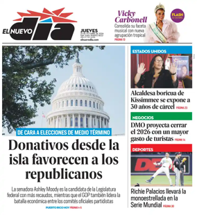 Cover of El Nuevo Dia