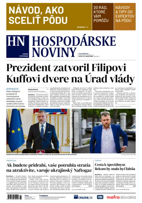 Cover of Hospodarske noviny
