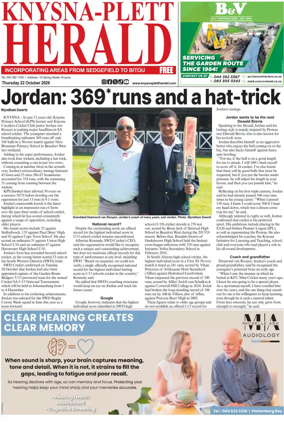 Cover of Knysna-Plett Herald